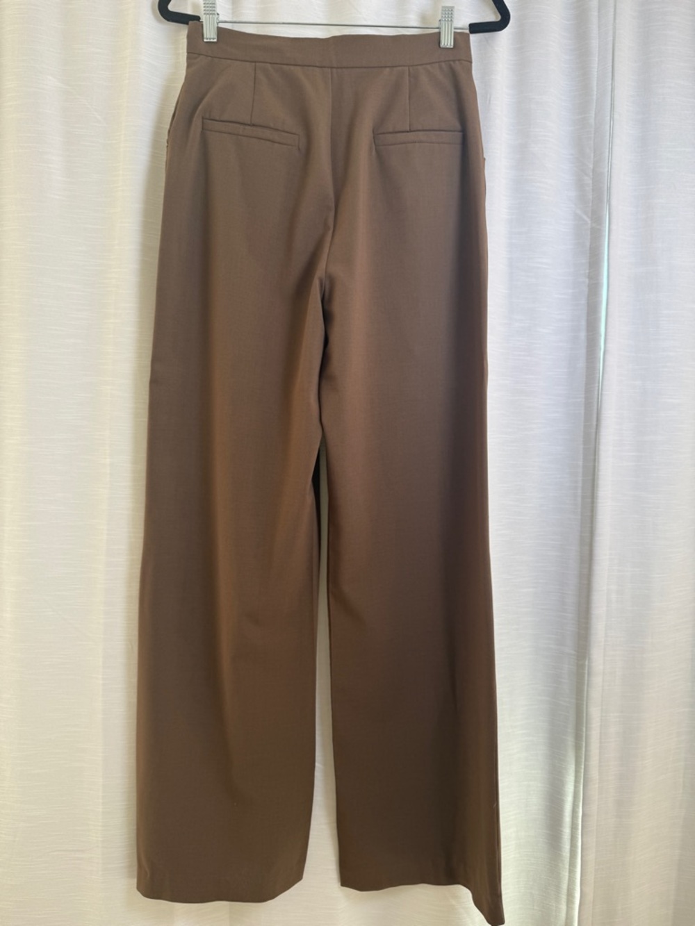 Emory Park Brown Matching Set Wide Leg Pants Ruched Crop Top Chic | Size S + M - Picture 15 of 17